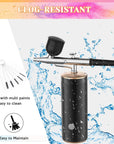 Cordless Airbrush Kit, Airbrush Kit with 0.3Mm Tip, Handheld Rechargeable Air Brush with Compressor for Makeup, Nailart, Painting, Cake, Cookie, Model