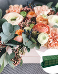 2 Pieces Floral Foam Cage,Flower Arrangements Supplies with Floral Foam,Rectangle Flower Holder Floral Foam Bricks for Fresh Flower Wedding Holiday Decorations