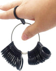 Ring Sizer Set Finger Size Gauge Measure Tool Jewelry Sizing Tools Rings Size 1-13 with Half Size 27 Pieces