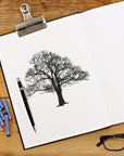8.5 X 11 Black Hardbound Sketchbook, 110 Sheets