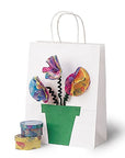 Spectra Deluxe Bleeding Art Tissue P0058506, 20 Assorted Colors, 20" X 30", 20 Sheets