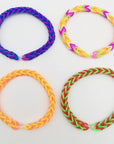 500 Pack S Clips Loom Rubber Bands Clips Plastic Connectors Refills Clips for Loom Bracelets DIY Bracelet Making Loom Band (Transparent)