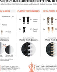 Zipper Repair Kits – the Original Zipper Repair Kit, Made in America since 1993 (Clothing)