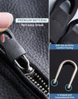 Zipper Pull, Universal Zipper Pull Replacement Kit, Removable Zipper Pulls Tab Replacement (20 Pcs), Black Zipper Pulls for Jackets, Luggage, Backpacks, Purses, Boots, Pants, Tents, (3 Styles 4 Sizes)
