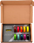 Washi Tape, 10 Rolls, Great for Use in Bullet Journal, School Supplies, Craft Supplies, and Teacher Appreciation Gifts (C317-10-SIOC)