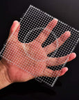 Fuse Beads Boards 5Mm, Pegboards Plastic Kits Large Square Clear, 4 PCS