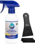 Glue off Adhesive Remover 3.3 Fl. Oz & Scraper with Plastic Razor for Removing Labels (Adhesive Remover & Scraper W/Plastic Razor)