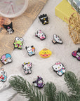 13Pcs Cute Silicone Focal Beads,Anime Silicone Beads for Pens Keychain Making,Cartoon Silicone Charms Kawaii Rubber Loose Spacer Beads for Jewelry Making DIY Necklace Bracelet (B)