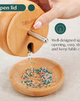 Bead Spinner Kit with 5 Quick Changed Bowls, 4.4" Clay Bead Spinner with 15,000 Beads (15 Colors) and 2 Big Eye Needles, Beading Supplies for Jewelry Making