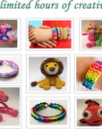 Rubber Band Bracelet Kit, Loom Making Kit for Girl, Loom Bands Refill Kits for Children Boy Girls Gift DIY Friendship Bracelets