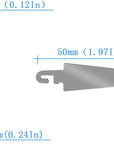 60Pcs Stainless Steel Needle Threader Embroidery Cross Stitch Needle-Threading Tools for Large Eye Needles Hand DIY Sewing with Clear Box for Keep It in Place