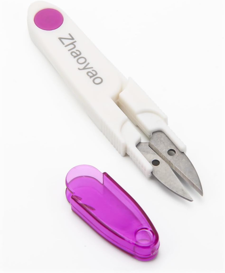 Pompom Makers 4 Size Pom Poms Maker Tool Set DIY Fluff Ball Weaver for DIY Wool Yarn Knitting Craft Project with Cutter Scissors