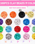 5300 Clay Beads Bracelet Making Aesthetic Kit, Polymer Heishi Preppy Letter Beads for Friendship Bracelet, Pearl Disc Beads Charms for Jewelry Making, DIY Creative Gift for Girls 8-12 Teens
