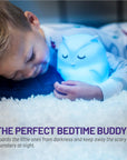 Owl, Kids Night Light, Silicone Nursery Light for Baby and Toddler, Squishy Night Light for Kids Room, Animal Night Lights for Girls and Boys, Kawaii Lamp, Cute Lamps for Bedroom