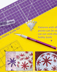 Rotary Cutter Set,Sewing Quilting Supplies,45Mm Fabric Cutters,A3 Cutting Mat for Sewing,Acrylic Rulers,Scissors,Exacto Knife,Clips,Beginners Sewing Accessories,Fabric Cutter Kit