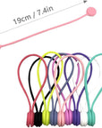 4 Pcs Magnetic Needle Minders Silicone Fabric Clips, Macron Color Magnetic Needle Keeper Needle Nanny for Cross Stitch Embroidery Needlework Accessories Cross-Stitch Gift