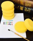 25 Pcs Painting Sponge, Artist Sponge for Watercolor, Crafts, Pottery, Clay, Ceramics, Face Painting & Household Use (2.8 Inch)