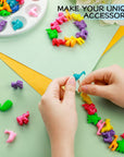 180 Pieces Animal Shaped Beads Animal Beads Plastic Beads for Kids Zoo Marine Life Animal Design Plastic Beads for Kids DIY Crafts Jewelry Bracelets Necklaces Keychains Making Multi Color
