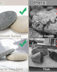 Rocks for Painting 20 Pcs 2.2-3.2” River Rocks for Paint Rock Natural Flat & Smooth Stones for Painting for Kids & Adult Craft Gift