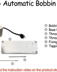 Automatic Bobbin Winder for Sewing Machine Electrical Bobbin Winder Electric Bobbin Winder - Adjustable Bobbin Slot - Fast and Efficient Winding Experience