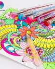 140 Colors Gel Pens Set Gel Pen for Adult Coloring Books Drawing Painting Writing