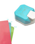 3 in 1 Paper Corner Cutter/ Rounder, Punches for Crafts, DIY Hole Puncher, Photo Card Making and Scrapbooking (Green)