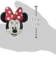Disney Minnie Mouse Iron on Applique Patch for Clothes, Backpacks, and Accessories, 2.75" W X 3" L, Multicolor