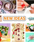 162 PCS Mixed Resin Sewing Buttons, Eco-Friendly 1 Inch Buttons with Compartmentalized Storage Box Black Buttons, 4 Holes 5 Sizes DIY White Buttons, Suitable for Sewing, DIY and Holiday Decoration.