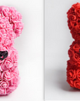 Valentine's Day Gift Rose Bear Eternal Flower Rose Teddy Bear PE Foam Bear 25cm Valentines Day
