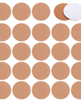 24Pcs Self-Adhesive Mini Backing Cork Tiles Sheets round 4" for DIY Coasters and DIY Crafts Cork Board, Cork Tiles, Cork Mat (Round 24Pcs)