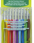3672 Amour Crochet Hook Set, 10 Sizes