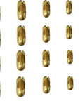 50Pcs Copper Ball Chain Connector Clasps Fits For1.6/2/2.4/3.2/4/4.5 Mm Beaded Ball Chain