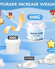 Foam Soft Clay for Slime, 500G(17.6OZ) Lightweight Moldable Air Dry Clay Suitable for DIY Creative Art Design/Creative Crafts Sanding or Shaping with Sculpting Tools,White