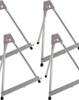 15" High Aluminum Tabletop Display Easel (Pack of 4) - Collapsible Folding Frame, Portable Artist Tripod Stand - Holds Canvas, Paintings, Books, Presentations, Photos, Pictures, Signs