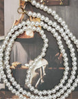 4PCS DIY Imitation Pearl Beads Short Long Handle Shoulder Cross Body Bag Handbag Chains Accessories with Metal Buckles