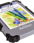 6838AG Sketch Board, Portable Drawing Surface with Internal Art & Craft Storage, Grey