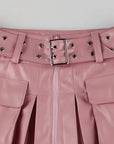 Leather Mini Skirt