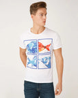 Anemoss Aquarium Crew Neck Mens T Shirt