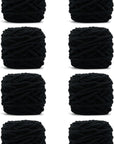 Blanket Yarn 3 Pack of 100G/3.5Oz - White Chenille Yarn 6 Super Bulky - Knitting, Crocheting & Crafts Chunky Yarn