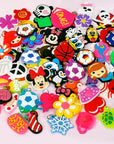 Rubber Loom Band Silicone Charm, Bracelet Charms,Loom Rubber Bands Charms,Bracelet Pendant, (100Pcs)