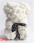 Valentine's Day Gift Rose Bear Eternal Flower Rose Teddy Bear PE Foam Bear 25cm Valentines Day