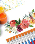 10 Pcs Flat Paint Brushes for Acrylic Painting, 1 Inch Art Paint Brushes Artist Painting Brush for Acrylic Watercolor Oil Detail Painting