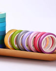40 Rolls Washi Tape Set, Decorative Masking DIY Plain Washi Tapes for Children and Gifts Warpping (MIX)