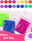30000 Pcs Glow in the Dark Beads for Diamond Painting 20 Colors Diamond Painting Beads 2.8 Mm Rhinestone Beads Flat Bottom round Resin Diamond Beads for DIY Craft Diamond Painting Accessories