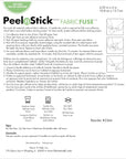 Peelnstick Fabric Fuse Sheets, 4.25 Inches X 5 Inches