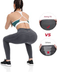 Anti-Nail Leggings for Women, Non-See-Through Yoga Pants with Phone Pockets, Tummy Control Full-Length/Capri Tights