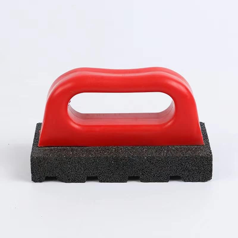 Masonry Rubbing Brick, Fluted Rub Bricks, 20 Grit, Plastic Handle