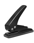 Single Hole Punch 1 Hole Puncher Heavy Duty Paper Hole Punch, 20 Sheet Punch Capacity, Whole Puncher Hand Craft Hole Puncher for Paper, Chipboard, Index Cards, Card Stock and Art Project, Black