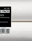 Sketching & Tracing Paper Roll, White, 12 Inches X 50 Yards (2-Pack) - for Drawing, Trace, Sketch, Sewing Pattern