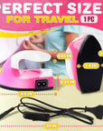 Mini Iron for Crafting - Small Iron for Crafts Small Travel Iron Mini Heat Press Iron Mini Iron for Clothes Mini Craft Iron Small Iron for Clothes - Mini Steam Iron for Clothes with Charging Base